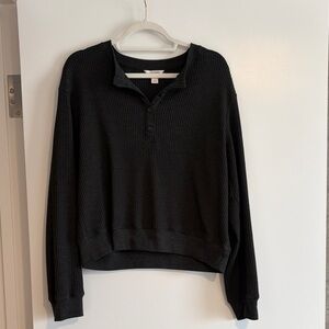 NWOT Joe Fresh Henley Long Sleeve Top